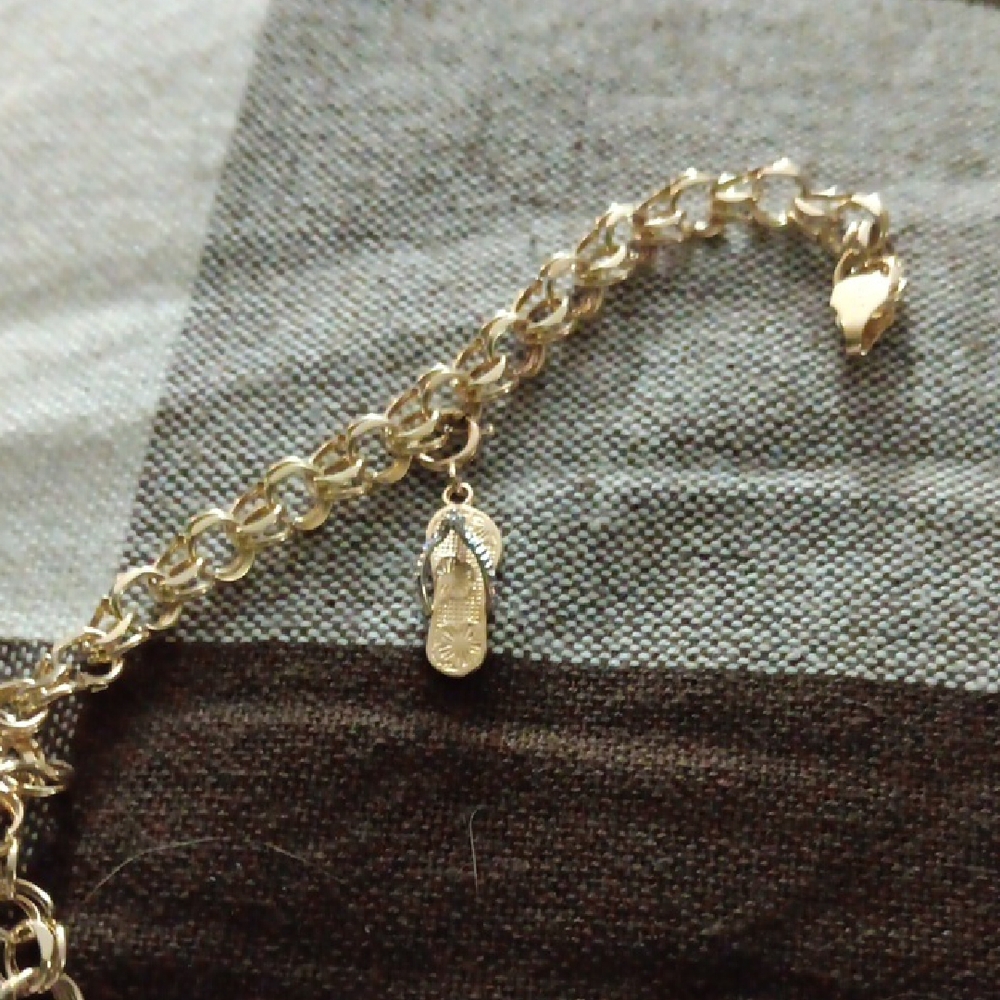 Gold Charm Bracelet